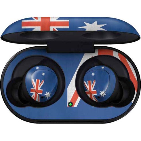 Australia Flag Distressed Galaxy Buds Skin